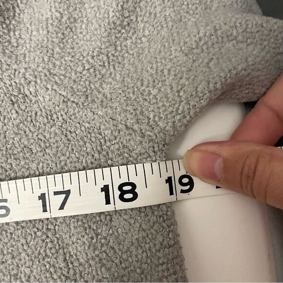 BAREFOOT DREAMS COZY CHIC LITE gray knit open front cardigan sz XS / Small - Picture 10 of 11